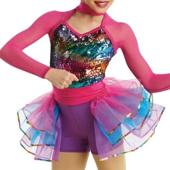 Dance costume rainbow tutu - Picture 1 of 2